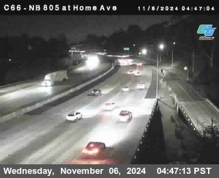 NB 805 at Home Ave (On Ramp)