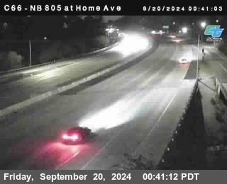 NB 805 at Home Ave (On Ramp)