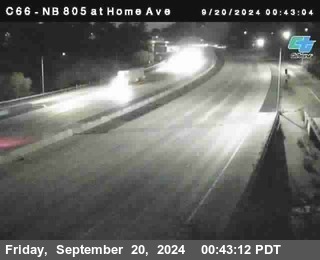 NB 805 at Home Ave (On Ramp)