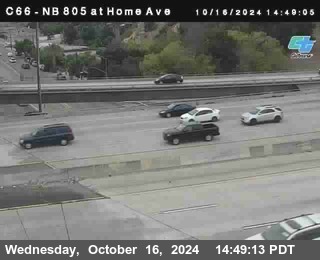 NB 805 at Home Ave (On Ramp)