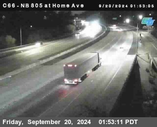 NB 805 at Home Ave (On Ramp)