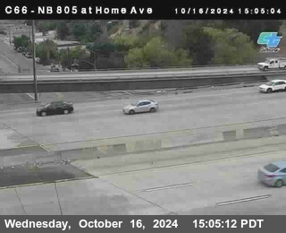 NB 805 at Home Ave (On Ramp)