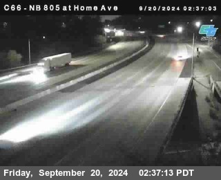 NB 805 at Home Ave (On Ramp)