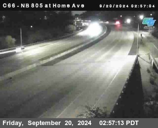 NB 805 at Home Ave (On Ramp)