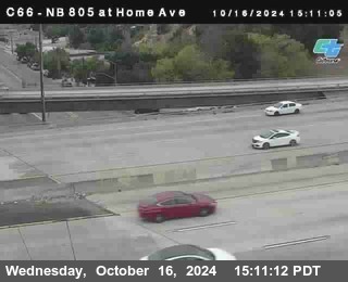 NB 805 at Home Ave (On Ramp)