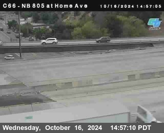 NB 805 at Home Ave (On Ramp)