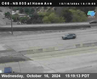 NB 805 at Home Ave (On Ramp)