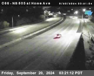 NB 805 at Home Ave (On Ramp)