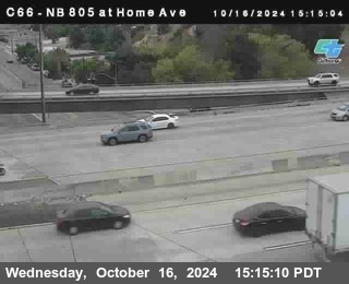 NB 805 at Home Ave (On Ramp)