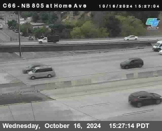 NB 805 at Home Ave (On Ramp)