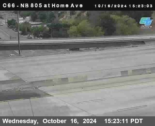 NB 805 at Home Ave (On Ramp)