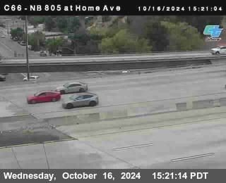 NB 805 at Home Ave (On Ramp)