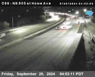 NB 805 at Home Ave (On Ramp)