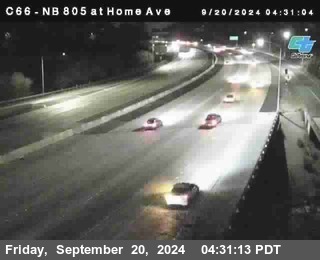 NB 805 at Home Ave (On Ramp)