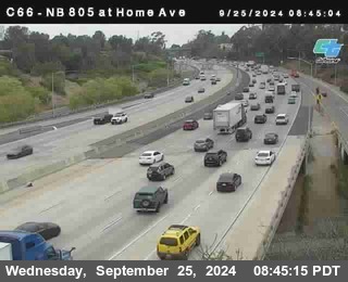 NB 805 at Home Ave (On Ramp)