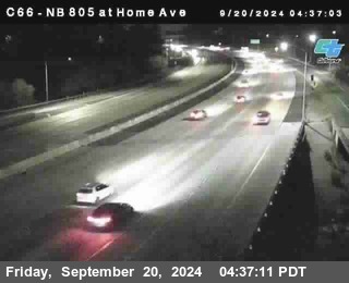 NB 805 at Home Ave (On Ramp)