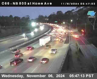 NB 805 at Home Ave (On Ramp)