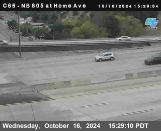 NB 805 at Home Ave (On Ramp)