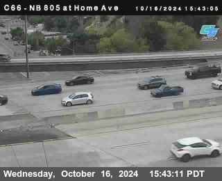 NB 805 at Home Ave (On Ramp)