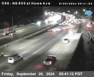 NB 805 at Home Ave (On Ramp)