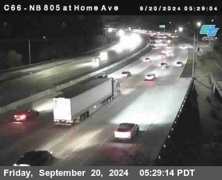 NB 805 at Home Ave (On Ramp)