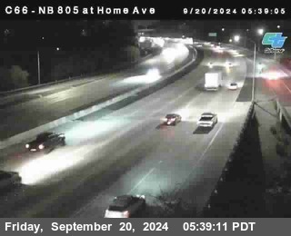 NB 805 at Home Ave (On Ramp)