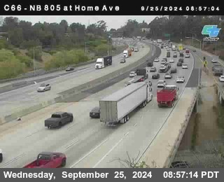 NB 805 at Home Ave (On Ramp)