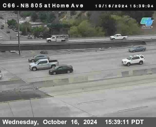 NB 805 at Home Ave (On Ramp)