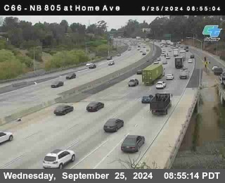 NB 805 at Home Ave (On Ramp)