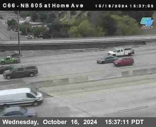 NB 805 at Home Ave (On Ramp)