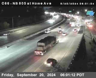 NB 805 at Home Ave (On Ramp)