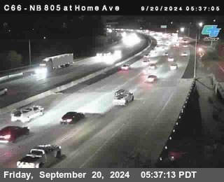 NB 805 at Home Ave (On Ramp)