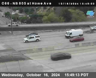 NB 805 at Home Ave (On Ramp)