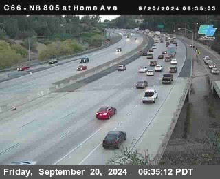 NB 805 at Home Ave (On Ramp)