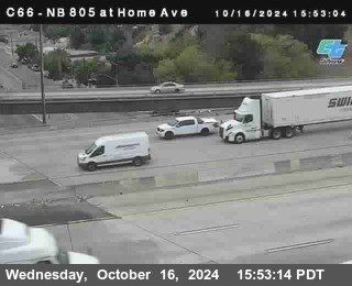 NB 805 at Home Ave (On Ramp)