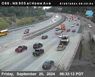 NB 805 at Home Ave (On Ramp)