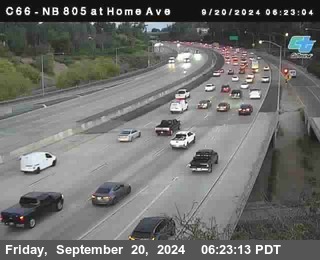 NB 805 at Home Ave (On Ramp)