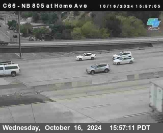 NB 805 at Home Ave (On Ramp)