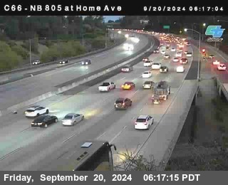 NB 805 at Home Ave (On Ramp)