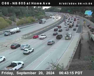 NB 805 at Home Ave (On Ramp)