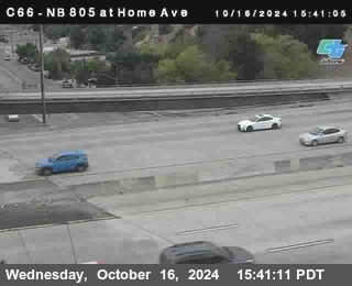 NB 805 at Home Ave (On Ramp)