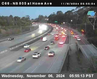 NB 805 at Home Ave (On Ramp)