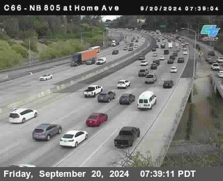 NB 805 at Home Ave (On Ramp)