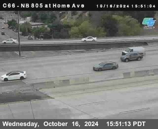 NB 805 at Home Ave (On Ramp)