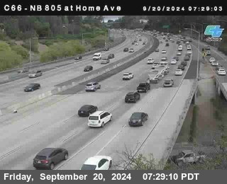 NB 805 at Home Ave (On Ramp)