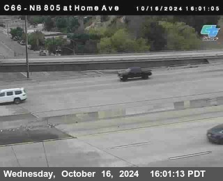 NB 805 at Home Ave (On Ramp)