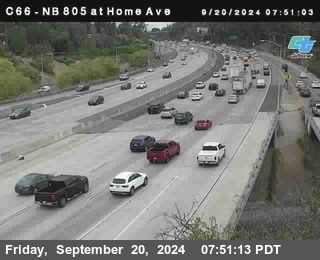 NB 805 at Home Ave (On Ramp)