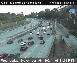 NB 805 at Home Ave (On Ramp)