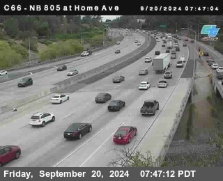 NB 805 at Home Ave (On Ramp)