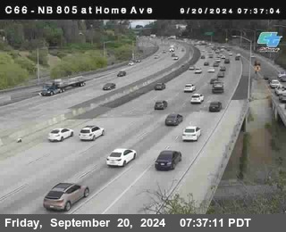 NB 805 at Home Ave (On Ramp)